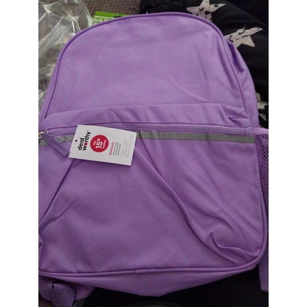 Deal Worthy Purple Backpack Brand New With Tags‎ Perfect For School